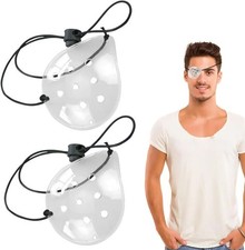2 PCS Eye Shield After Cataract Surgery Ventilation Transparent Eye Mask Plastic