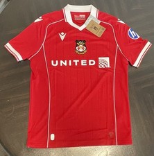 MACRON Wrexham AFC Wales 2025 2026 Home Football Soccer Shirt Jersey Men’s L NWT