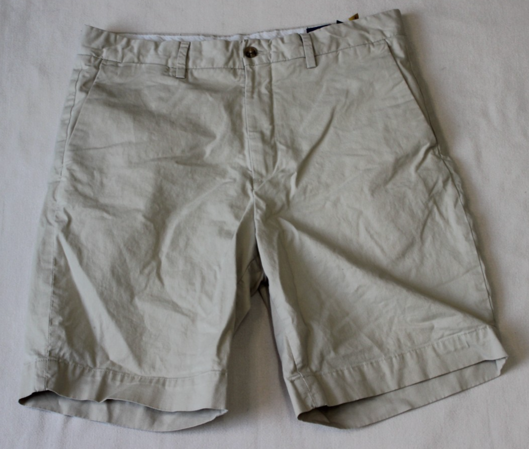 Polo Ralph Lauren Men's 9-Inch Stretch Classic Fit Chino Shorts Size 32 Beige