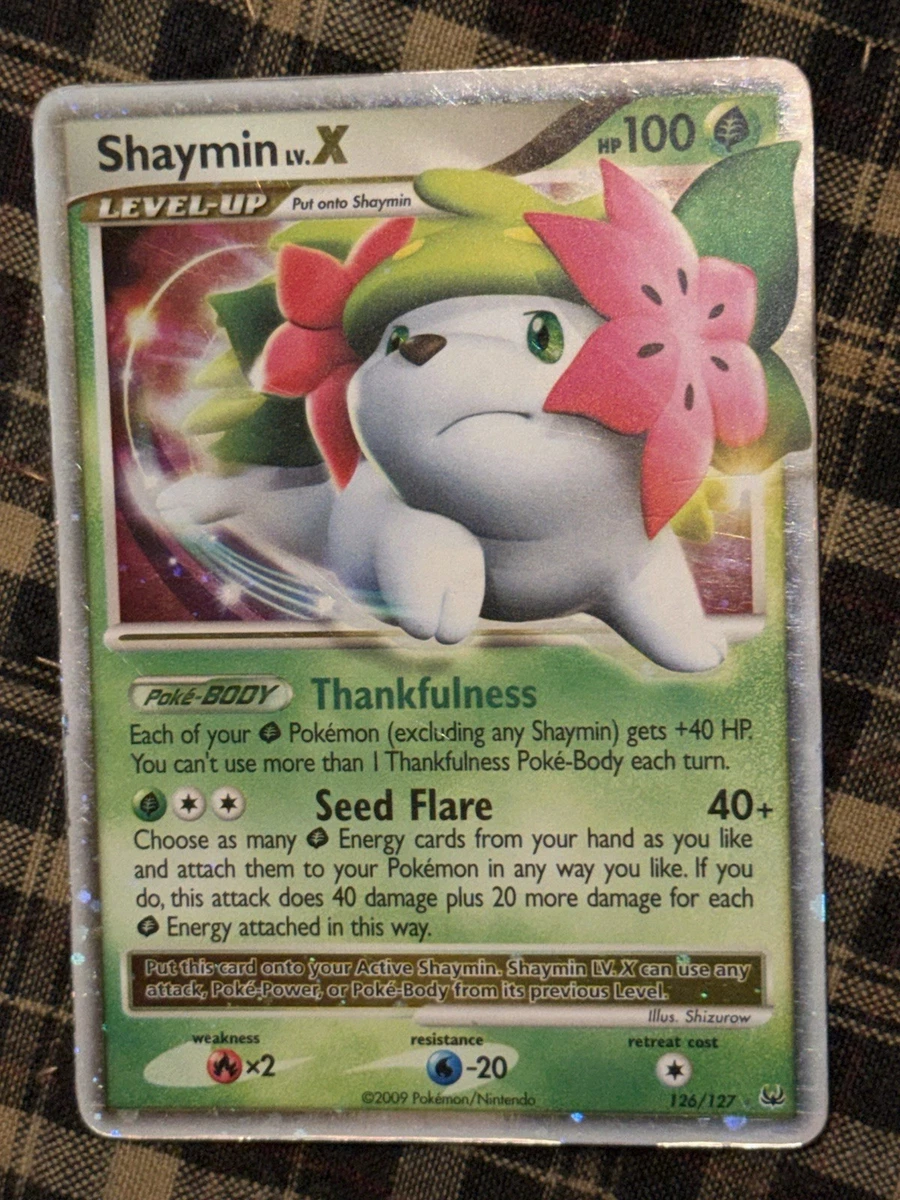 Shaymin LV.X Pokémon TCG Cards for sale | eBay