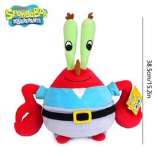 Peluche jouet doudou Bob L'éponge "Eugène H. Krabs" 38 Cm