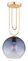 Deckenleuchte In Gold 1X60W/E27 Glamour Modern Stil IP20