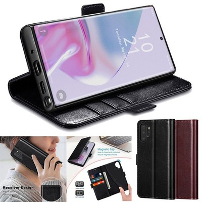 For Samsung Galaxy Note 10/10 Plus 5G Case Shockproof Flip Leather Wallet Cover