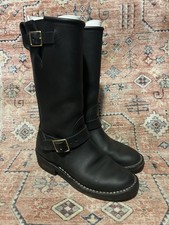 Nicks Stationmaster Engineer Boot Black Size ...