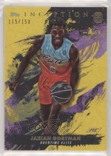 2021 Topps Inception OTE Overtime Elite Yellow 115/150 Jazian Gortman #96 0z44