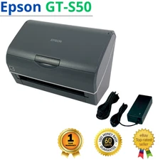 Epson WorkForce GT-S50 Pass-Through Document Scanner w/Adapter 1 YEAR WARRANTY!⚡