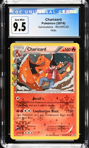 Charizard graded CGC 9.5 for sale on eBay