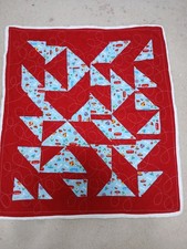 Small Handmade Lap Quilt 28 X 32