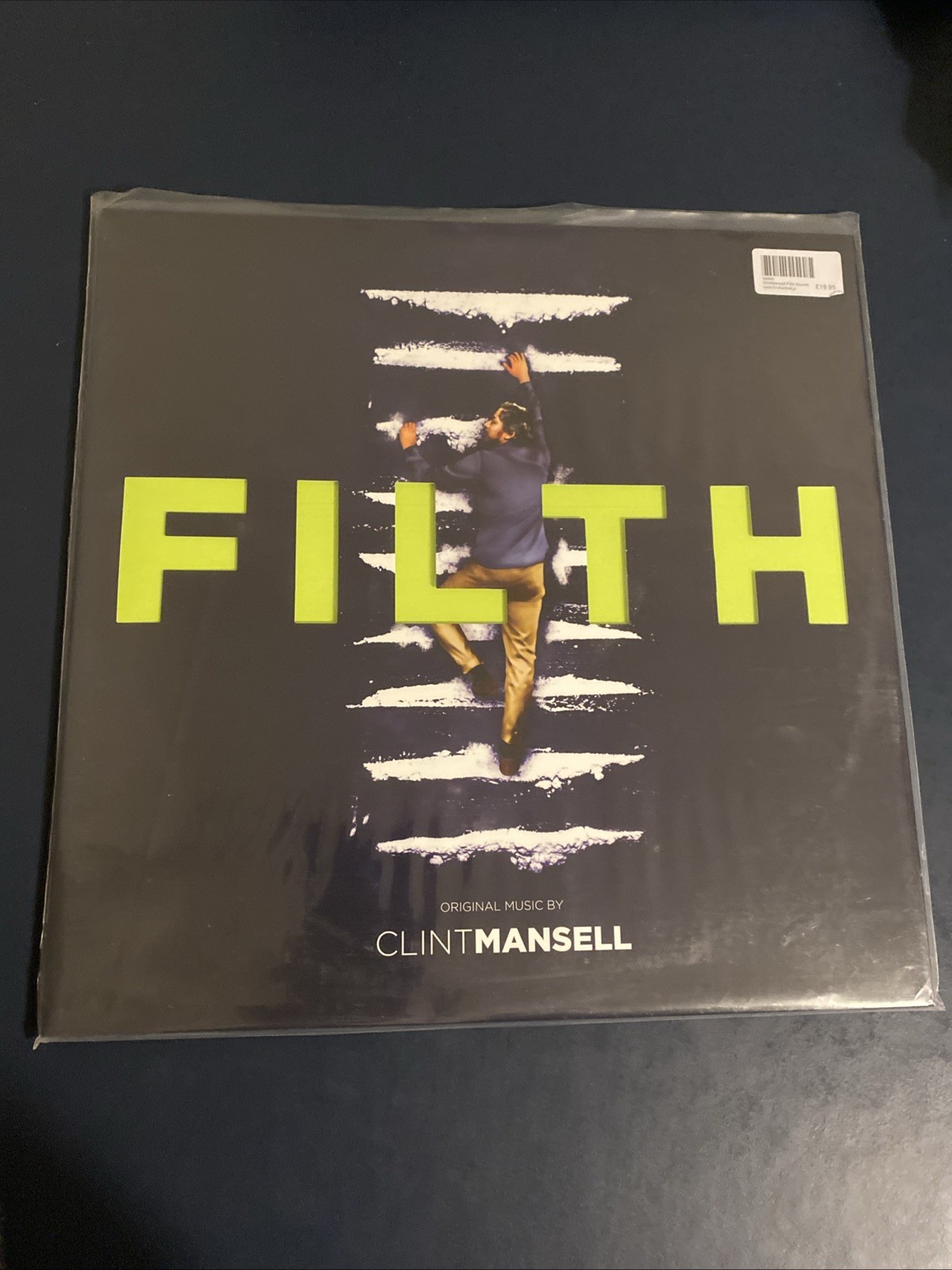 Clint Mansell - Filth Soundtrack Vinyl LP Blue Variant Vinyl Record Mint