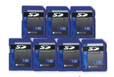 Lot Of 7x Wintec Industries Industrial Grade 1GB SD Camera Memory Cards