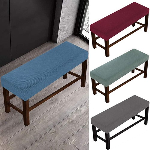 EKDJKK Dining Bench Cover, Elastic Polyester Anti-dust Removable Slipcover Wa... - 第 9/9 張圖片