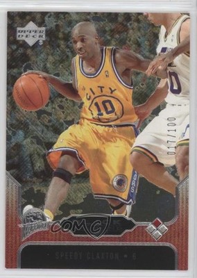 2004-05 Upper Deck Black Diamond Red Diamond 17/100 Speedy Claxton #27 0u8p