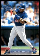 Carlos Delgado 2002 Leaf Rookies & Stars #106 Blue Jays MLB READ FREE SHIPPING