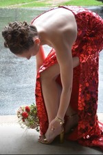 Sherri Hill Mirror Glass Prom Dress