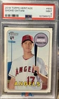 2018 Topps Heritage Shohei Ohtani RC #600 PSA 9 Mint