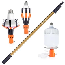 ® Gen2 12Ft [18Ft Reach] Lightweight Extendable Light Bulb Changer Pole for High