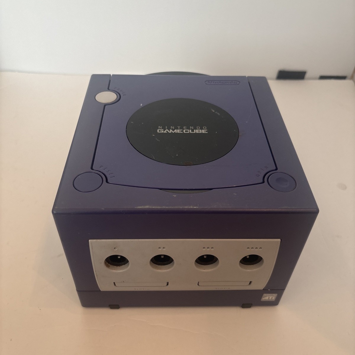 Nintendo GameCube DOL-001 Indigo Purple Console Only and Memory