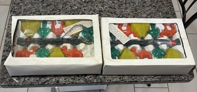 Vintage CAMEL Cigarettes String Lights Camels Pyramids & Palm Trees Working HTF