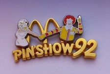 EB134 pin's Mac Do pin'show 92 clown Donald's 2 pin'up molds Arthus Bertrand