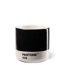 PANTONE Porzellan Macchiato Thermobecher, Black 419 C