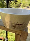 Vintage PYREX 475-B Forest Fancies Mushrooms 2.5qt Casserole Baking Dish!