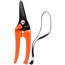 Zenport Q91 Ultra Twig and Hoof Trimming Shears, 7.25-Inch, Orange - 3 Pack
