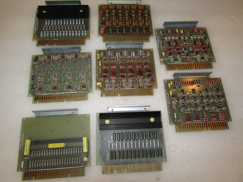 8 Rare Vintage SDS Scientific Data Systems Mainframe 1960's Computer Boards