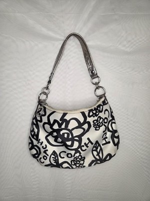Coach Metallic Graffiti Poppy shoulder bag w/ crossbody | eBay