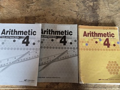 Abeka Arithmetic 4 Work-Text 4th Ed Answer Key w/ Tests & Speed Drills