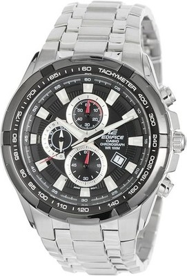 Casio Edifice Men's Chronograph Black Dial Stainless Steel Watch EF-539D-1A