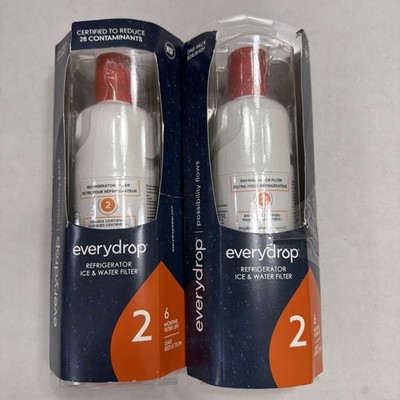 2 EveryDrop Whirlpool W10413645A EDR2RXD1 FILTER2 Refrigerator Filter, Sealed