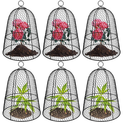 Hydream 6 Pack Garden Chicken Wire Cloche19 X 14 Large Plant Protector Cover