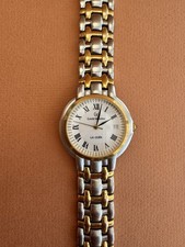 Claude Valentini La-Zoer Quartz Two-Tone Stainless Steel & Gold-Plated Bracelet