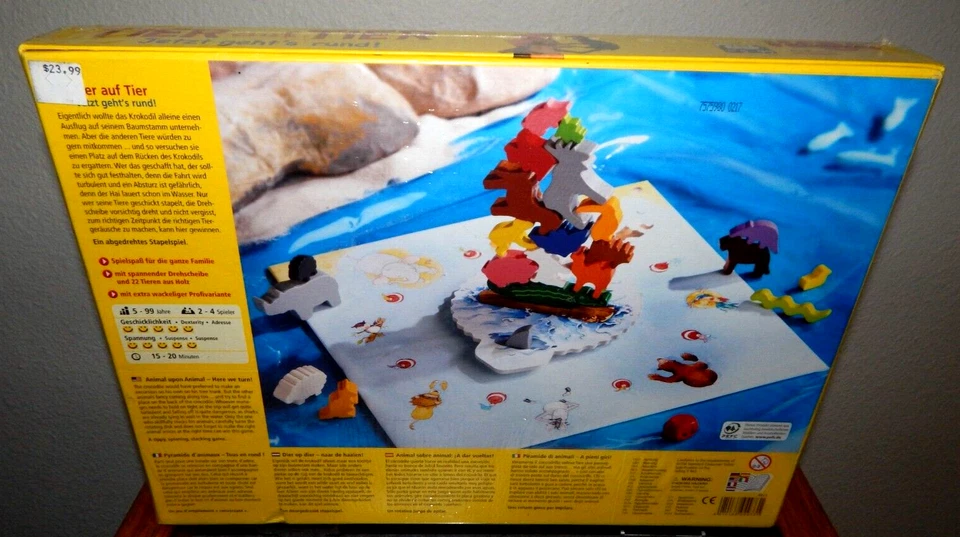 New Tier Auf Tier Jetzt Geht's Rund Stacking Animal Upon Animal Board Game - Image 4 of 4