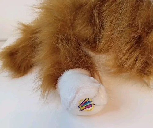 Ganz Webkinz Collie Dog Plush Toy No Code 7" tall x 12" long Clean Soft HM149 - Picture 5 of 7