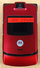 Motorola RAZR V3m - Red  U.S. Cellular  Flip Phone - Very Rare Version / READ