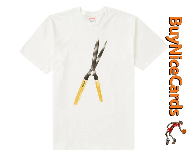 Tee shirt blanc Supreme SS19 Shears taille Medium   Neuf   Scellé