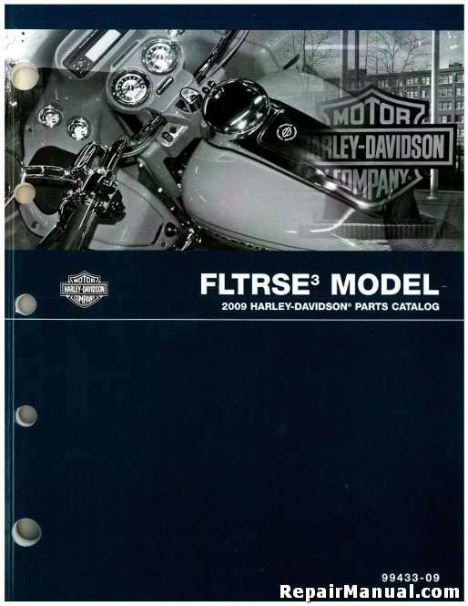 2009 Harley Davidson FLTRSE3 Motorcycle Parts Manual : 99433-09A