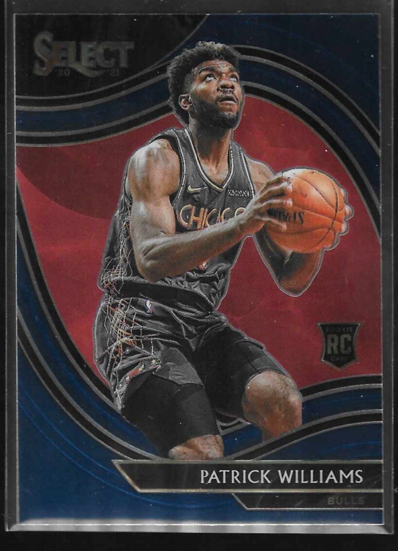 2020-21 Select Patrick Williams Courtside Retail Blue Rookie RC #297 Bulls