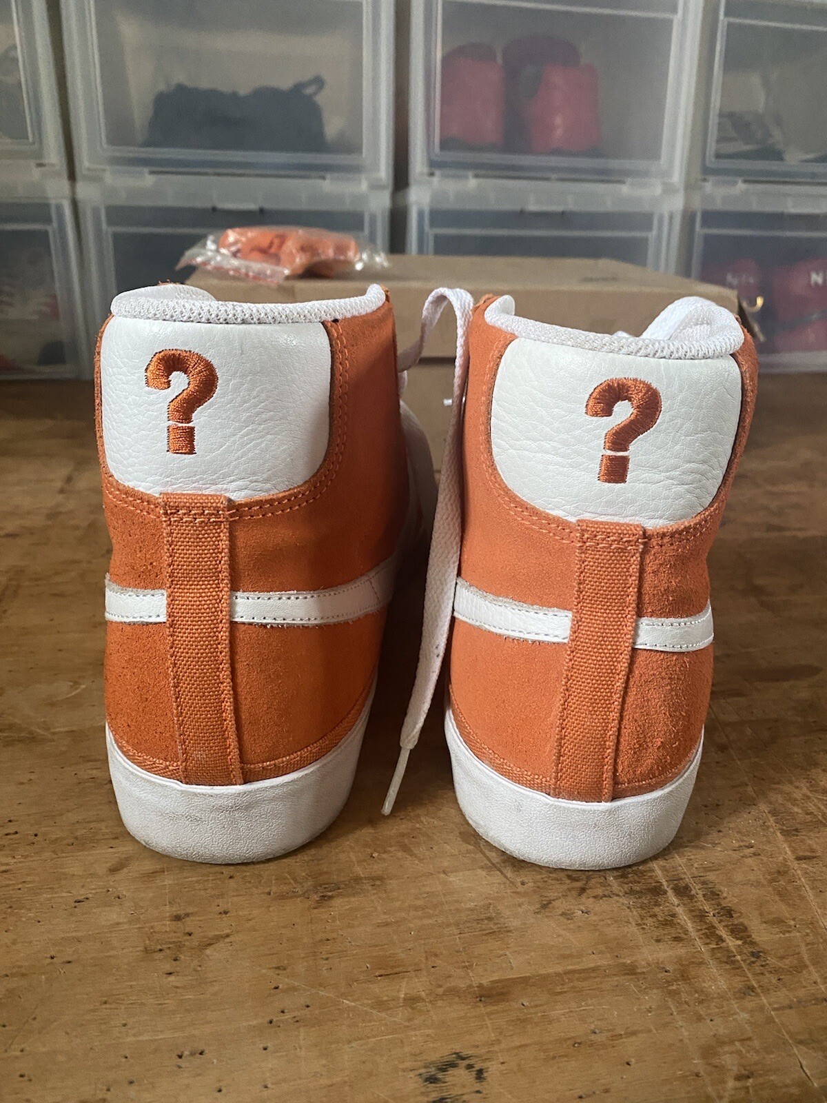 OFF WHITE X NIKE Nike X SIZE? Blazer Mid ‘09 Orange Blaze 371761 800 supreme stussy Sb off white