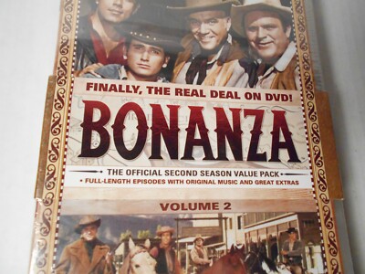 BONANZA: THE OFFICIAL SECOND SEASON, VOL. 1 & 2 NEW Factory sealed  