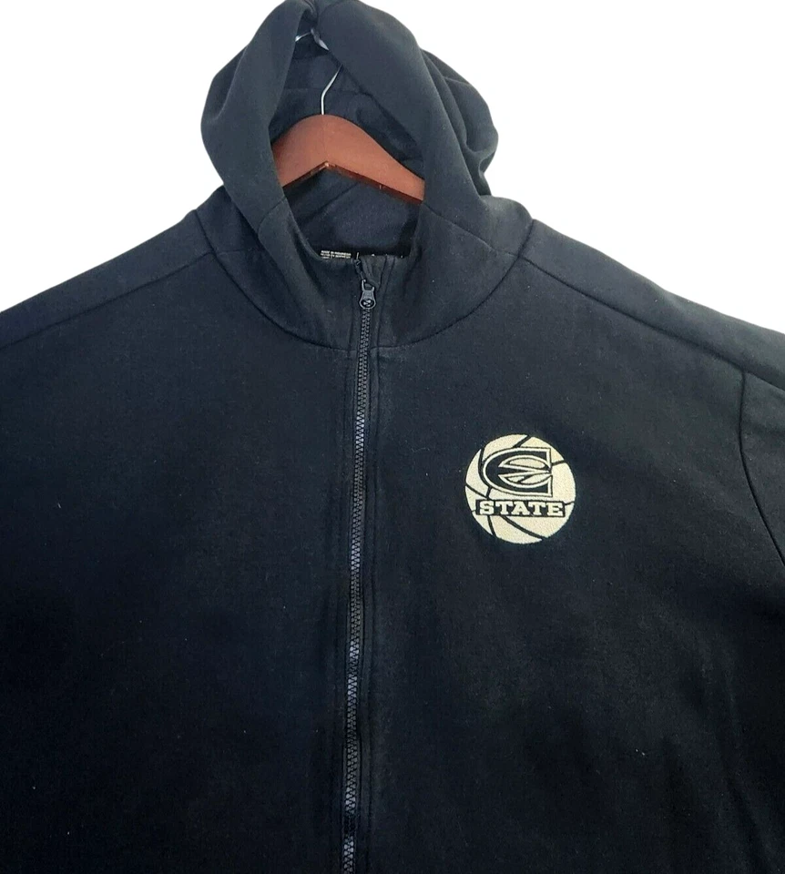 Adidas Emporia State Hornets Jacket Men's 3XLT Black Full Zip Hoodie Basketball - Image 4 of 4