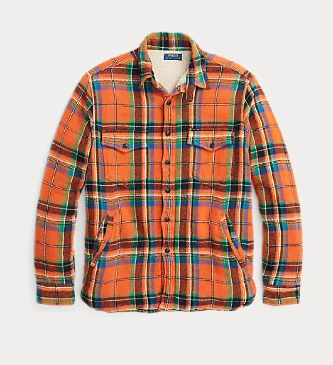 Polo ralph lauren fleece overshirt sale