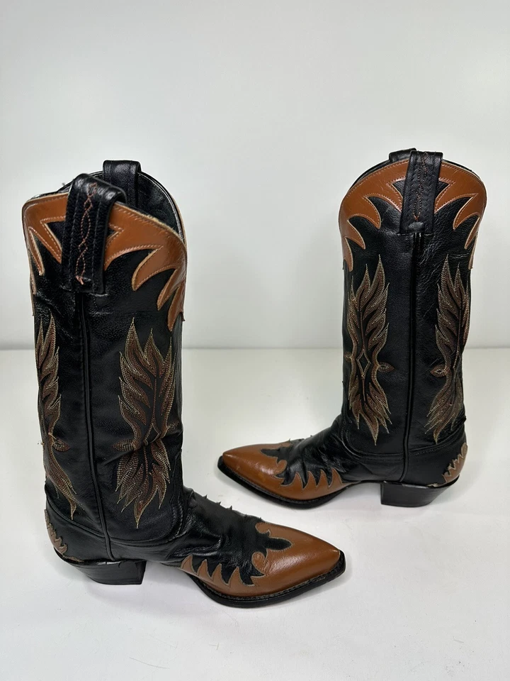 Botas de mujer exóticas Tony Lama Firewalker de colección talla 5,5 M hechas en EE. UU. Foto 3 de 4