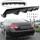 Rear Bumper Diffuser Spoiler Splitter Lip Gloss Black For Lexus GS F GS300 GS430