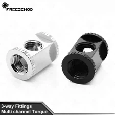 FREEZEMOD 3 Ways Fitting Multi-channel Torque Adapter Rectangular Internal G1/4"