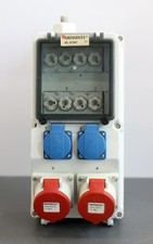 Mennekes 97997 Steckdosen-Kombination Wandverteiler 16A-6h