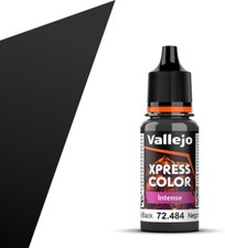 18ml Hospitallier Black Xpress Color Bottle Vallejo Modeling Hobby Paint 72484