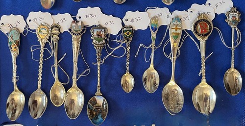 Collection-53 Spoons-925 Sterling, 835 Silver, 800 Silver, Silverplate & Marked - Picture 12 of 24