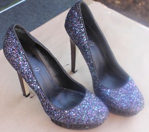 beautiful blue shoes